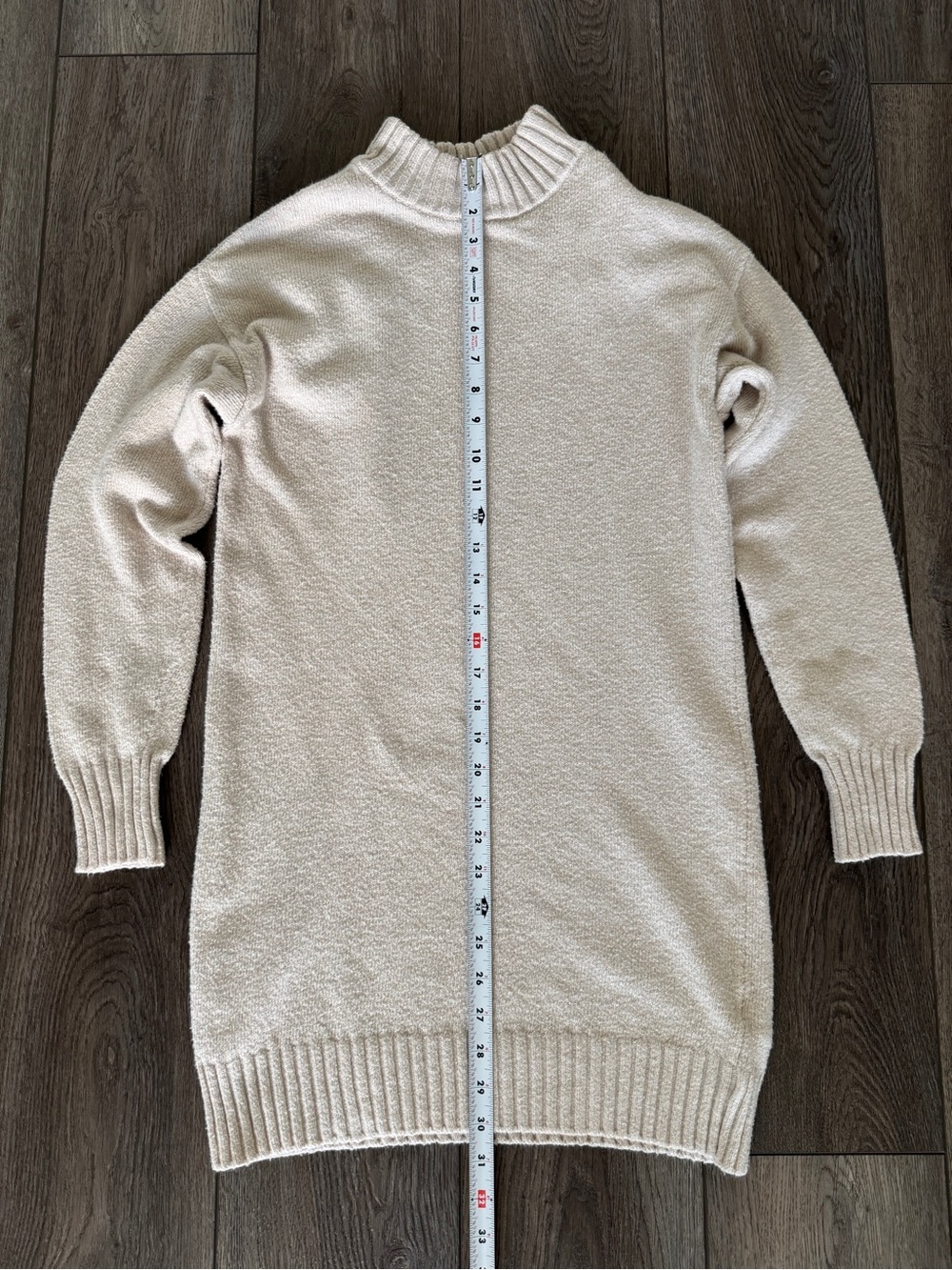 BP. Easy Crew Sweater Dress, Beige Oatmeal Heather - Picture 5 of 11